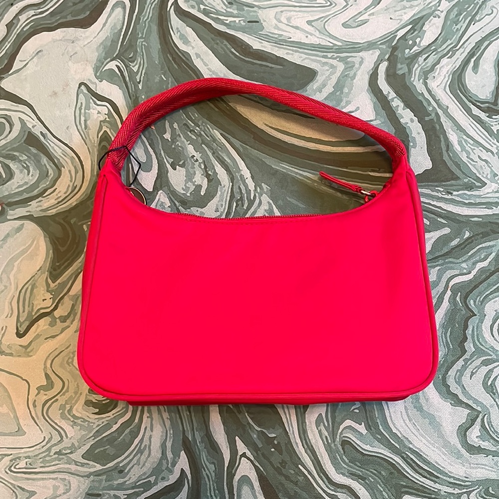 Red Nylon Purse